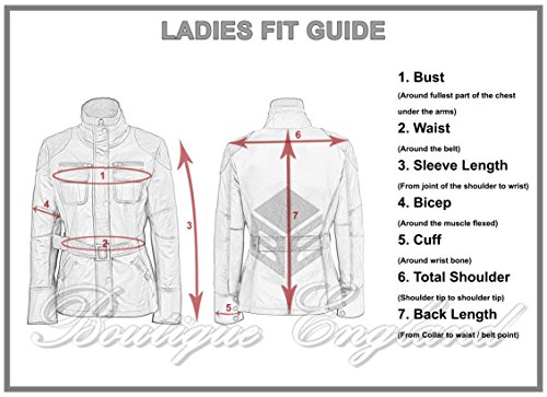 Smart Range Chaqueta de Piel para Mujer .Supermodel, Color Azul Celeste, Estilo Motero, Casual, Piel de Oveja. (18)