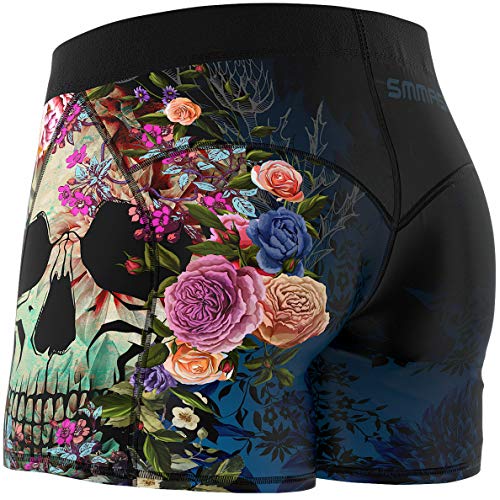 SMMASH Muerte Leggins Cortos Deportivos para Mujer Pantalones Cortos Mujer, Yoga, Fitness, Crossfit, Correr, Material Transpirable y Antibacteriano, (S)