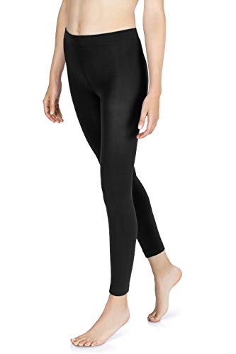 sockenkauf24 THERMO - Leggings térmicos con forro polar interior para mujer, extracálidos, 13 colores distintos Negro 44-46