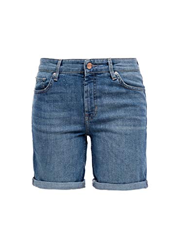 s.Oliver Hose Kurz Pantalones Cortos de Jean, 54z3 Middle Blue Denim, 34 para Mujer