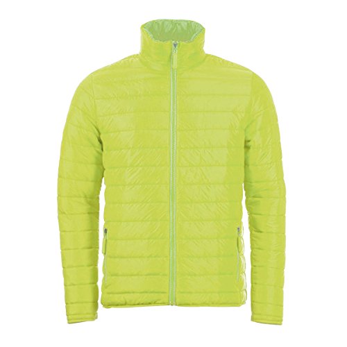 SOLS - Chaqueta Acolchada Repelente al Agua Modelo Ride para Hombre (Mediana (M)) (Gris Metalizado)