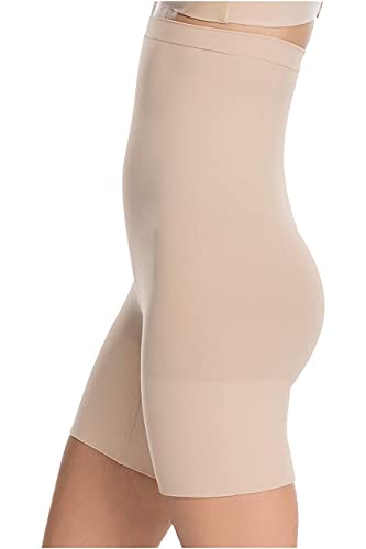 Spanx Higher Power Pantalones moldeadores, Beige (Soft Nude 000), M para Mujer