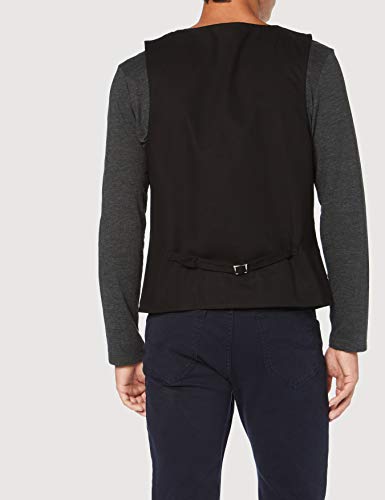 Spiral Gothic Rock Chaleco Negro S