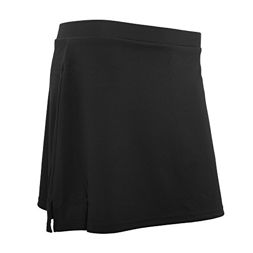 Spiro- Falda pantalón de Deporte de Secado rápido Resistente al Viento para Mujer (Extra Grande (XL)) (Negro)