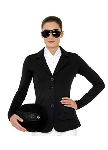 SPOOKS Chaqueta de competición, color negro, tallas XXS-XL Negro S