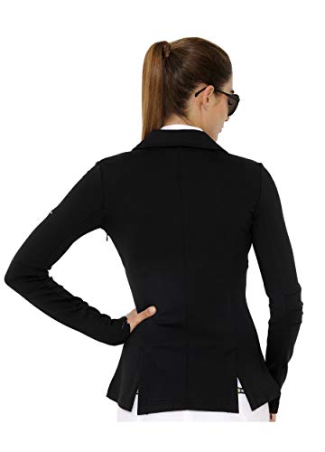 SPOOKS Chaqueta de competición, color negro, tallas XXS-XL Negro S