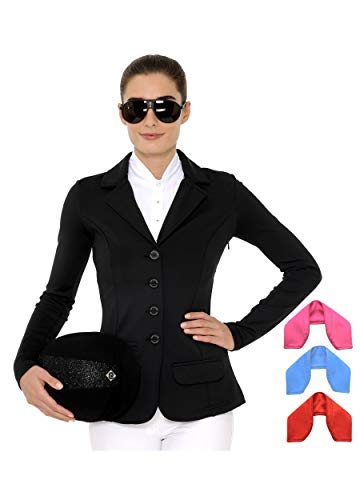 SPOOKS Chaqueta de competición, color negro, tallas XXS-XL Negro S