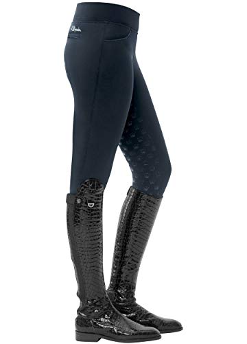 SPOOKS Pialotta - Pantalones de equitación térmicos (tallas XXS-XL) azul marino M