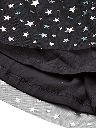 Spotted Zebra Maxi Tutu Skirt Skirts, Black Multi-Stars, M