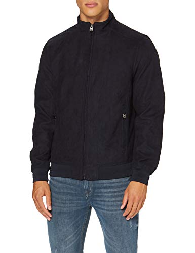 Springfield 3DS-Antelina C/Funnel-c/10 Chaqueta Deportiva, Azul (Navy 48709010), S (Tamaño del Fabricante: S) para Hombre