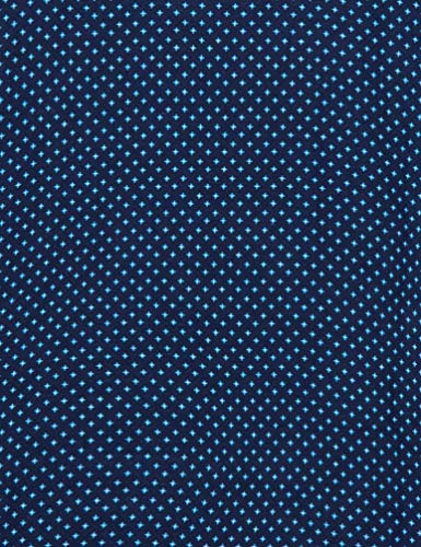 Springfield Linen Short Print Franq-C/12 Camisa Casual, Azul (Medium_Blue 12), Large (Tamaño del fabricante: L) para Hombre