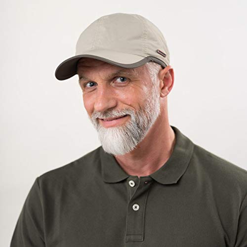 Stetson Gorra Kitlock Outdoor Mujer/Hombre - de Sol Protector UV con Visera, Ribete Primavera/Verano - M (56-57 cm) Azul