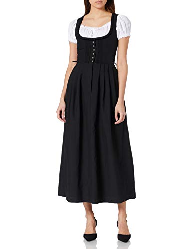Stockerpoint Dirndl Zenta3, Vestido Tradicional Austriaco Para Mujer, Negro (Schwarz), 44
