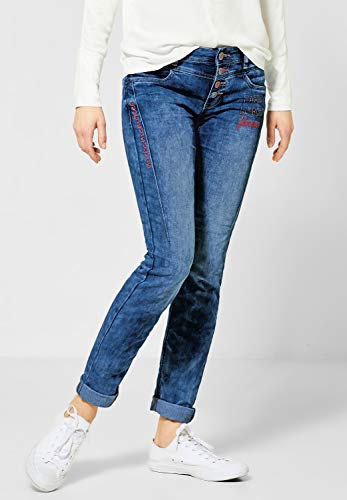 Street One Crissi Jeans, Explorer Blue Heavy Wash, W32/L30 para Mujer