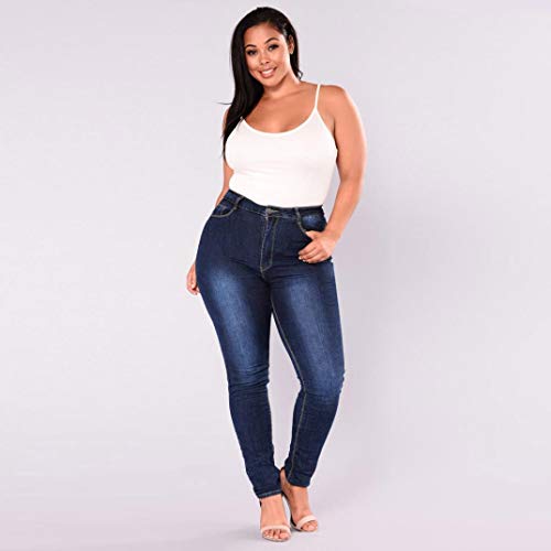 STRIR Mujer Vaqueros Push Up Ocio Estilo Skinny Jeans De EláSticos Ropa Pantalones Grande Tamaño (XXL)