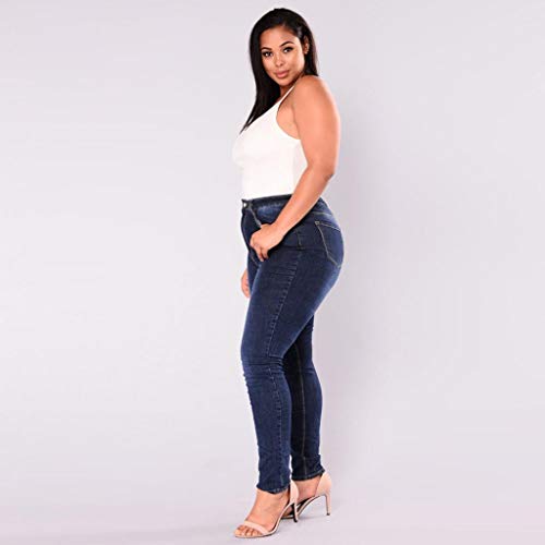 STRIR Mujer Vaqueros Push Up Ocio Estilo Skinny Jeans De EláSticos Ropa Pantalones Grande Tamaño (XXL)