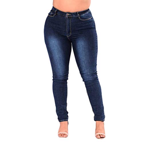 STRIR Mujer Vaqueros Push Up Ocio Estilo Skinny Jeans De EláSticos Ropa Pantalones Grande Tamaño (XXL)