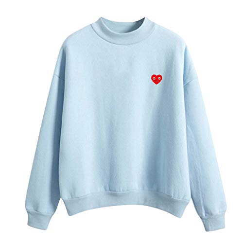 Sudadera de Terciopelo con Estampado de Amor de Color sólido con Cuello en O para Mujer de Manga Larga más Sudadera de Terciopelo Chaqueta Mujer Dos Agujas Amazon Elegir Sudadera de Terciopelo con Estampado de Amor de Color sólido con Cuello en O para Mujer de Manga Larga más Sudadera de Terciopelo Chaqueta Mujer Dos Agujas Amazon Elegir