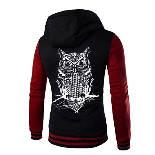 Sudadera Hombre Estampado Chaqueta Chaqueta Outwear Suéter Capucha Delgada De Invierno Chaqueta De Mezclilla Extragrande con Capucha Cálida Sudadera