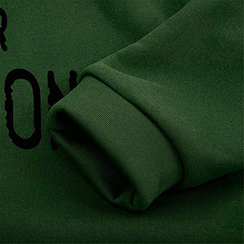 Sudaderas para Mujer, Moda Sudaderas Elegante Manga Larga Casual Impresión de Cartas Pull-Over Fiesta Cuello Redondo Jersey Otoño Primavera Blusa Tops Tumblr Suéter Mujer Abrigo Deportiva Camiseta