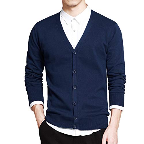 Suéteres De Algodón para Hombre Nuevos De Primavera A La Moda Casual con Cuello En V Chaqueta De Punto Delgada para Hombre Ropa De Talla Grande 4XL Negro