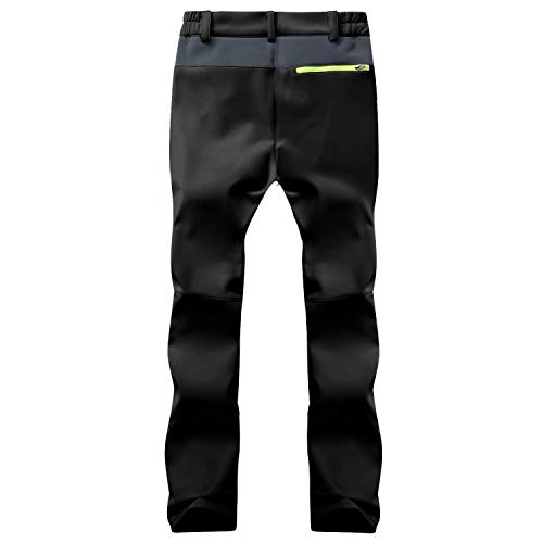 SUKUTU Pantalones de Senderismo para Caminar al Aire Libre para Mujer, Forro Polar térmico, para Mujer, Invierno, Resistente al Viento, cálido, Softshell, Pantalones de Pesca para la Nieve