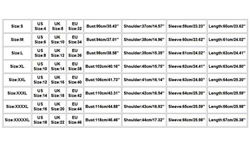 SUNNSEAN Abrigos Blazer Chaqueta Mujeres Elegante de Moda Color Liso Manga Larga Blazer Abierto Delantero Corto Cardigan Traje de Chaqueta de Trabajo Abrigo Traje de Blazer Mujer