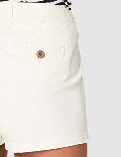 Superdry Chino Hot Short Pantalones Cortos, Marfil (Oyster PCB), XL para Mujer