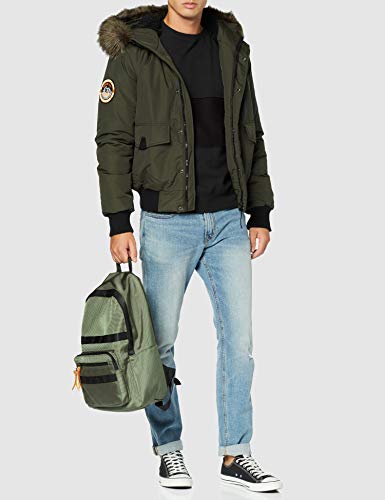Superdry Everest Chaqueta Bomber, Verde (Army Khaki Zc3), XS para Hombre