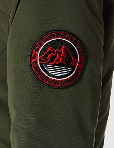Superdry Everest Parka chaqueta, Army Khaki, XS (Talla del fabricante:8) para Mujer