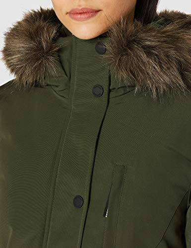 Superdry Everest Parka chaqueta, Army Khaki, XS (Talla del fabricante:8) para Mujer