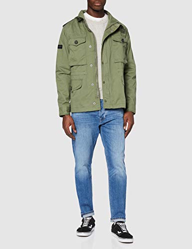 Superdry Field Jacket Chaqueta, Verde (Fatigue Green L5l), XS para Hombre