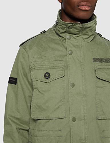 Superdry Field Jacket Chaqueta, Verde (Fatigue Green L5l), XS para Hombre
