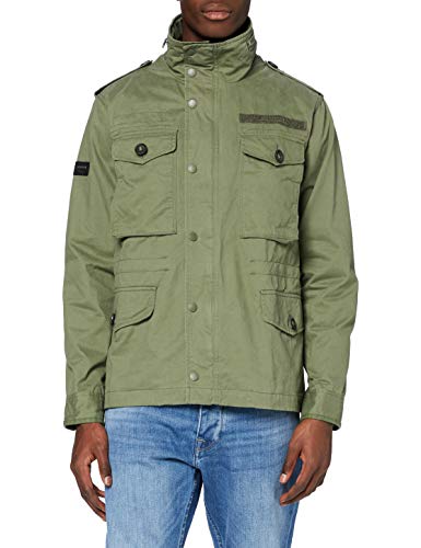 Superdry Field Jacket Chaqueta, Verde (Fatigue Green L5l), XS para Hombre
