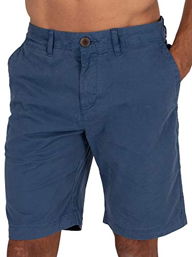 Superdry International Short Pantalones Cortos, Azul (Ensign Blue Ilu), 30W para Hombre