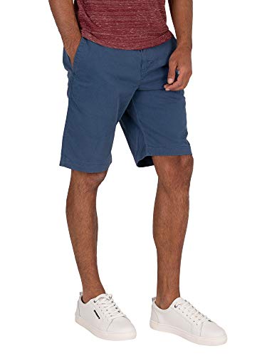 Superdry International Short Pantalones Cortos, Azul (Ensign Blue Ilu), 30W para Hombre