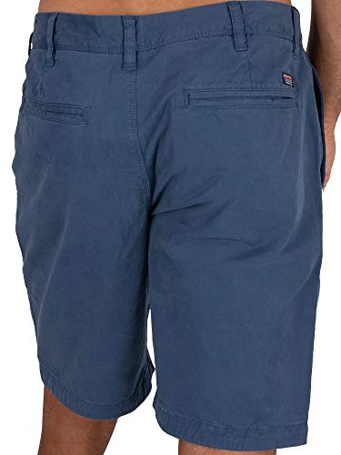 Superdry International Short Pantalones Cortos, Azul (Ensign Blue Ilu), 30W para Hombre