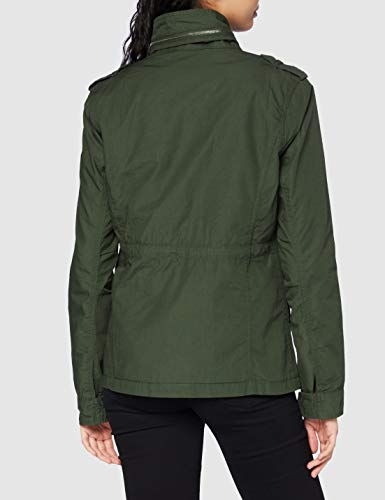 Superdry Ripstop Rookie Jacket Chaqueta, Verde (Khaki 03o), S (Talla del fabricante:10) para Mujer
