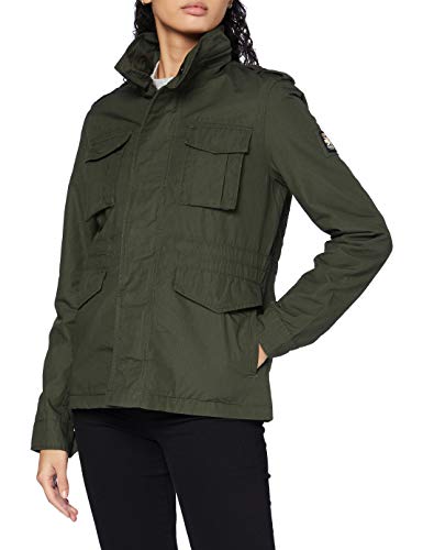Superdry Ripstop Rookie Jacket Chaqueta, Verde (Khaki 03o), S (Talla del fabricante:10) para Mujer