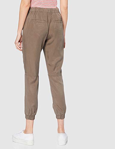 Superdry Sonoran Tencel Jogger Pantalones, Marrón (Bungee Cord Gs0), 48 (Talla del Fabricante: 34) para Mujer