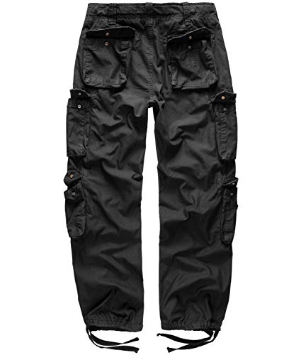 Surplus Airborne Vintage Pantalones Negro tamaño L