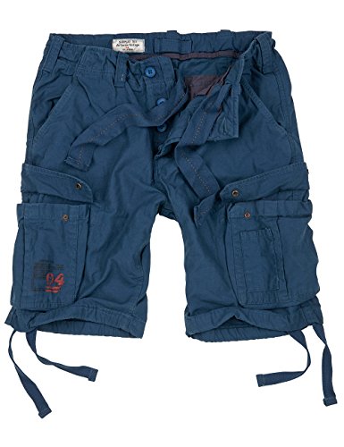 Surplus Hombres Airborne Vintage Pantalones Cortos Navy tamaño 4XL