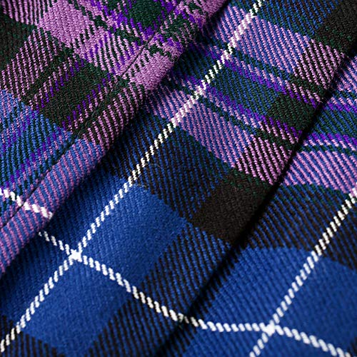 Tartanista - Kilt/Minifalda Escocesa con Correas y alfiler - 41,9cm - Honour of Scotland - EU38 UK10