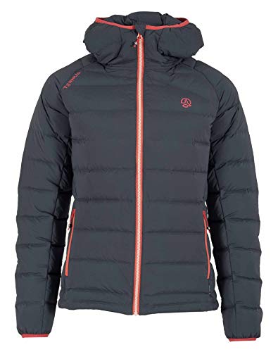 Ternua Chaqueta Nuptse H-Down Jacket W Mujer, Mousse Grey, L