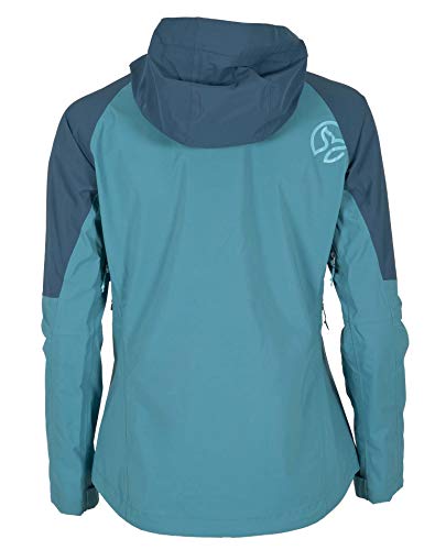 Ternua Nakur Jkt W Chaqueta con Capucha, Mujer, Azul (Pagoda Blue), M