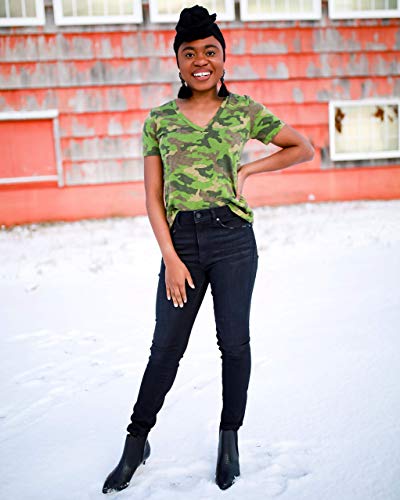 The Drop Fairfax Pantalón vaquero pitillo tobillero de talle alto para Mujer, Azul oscuro, 30