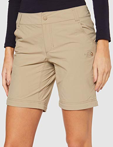 The North Face Hose W Exploration Convertible Pants, Pantalones Mujer, Beige (Dune Beige), 10 Long
