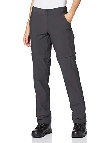 The North Face Hose W Exploration Convertible Pants, Pantalones para Mujer, Gris (Asphalt Grey), 34
