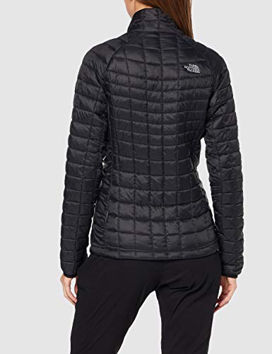 The North Face Sport Jacket Chaqueta Deportiva Thermoball, Mujer, Negro (TNF Black/TNF White), L