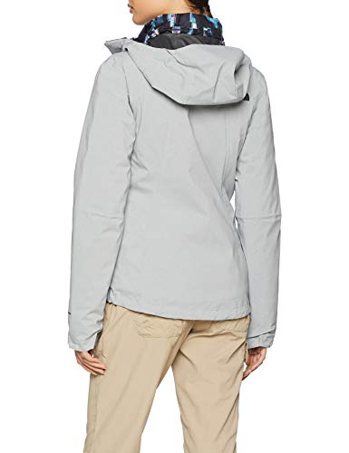 The North Face W Tri Jkt Chaqueta Thermoball Triclimate, Mujer, TNF Light Grey Heather, M
